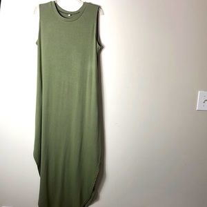NWOT Sage Green Maxi Dress